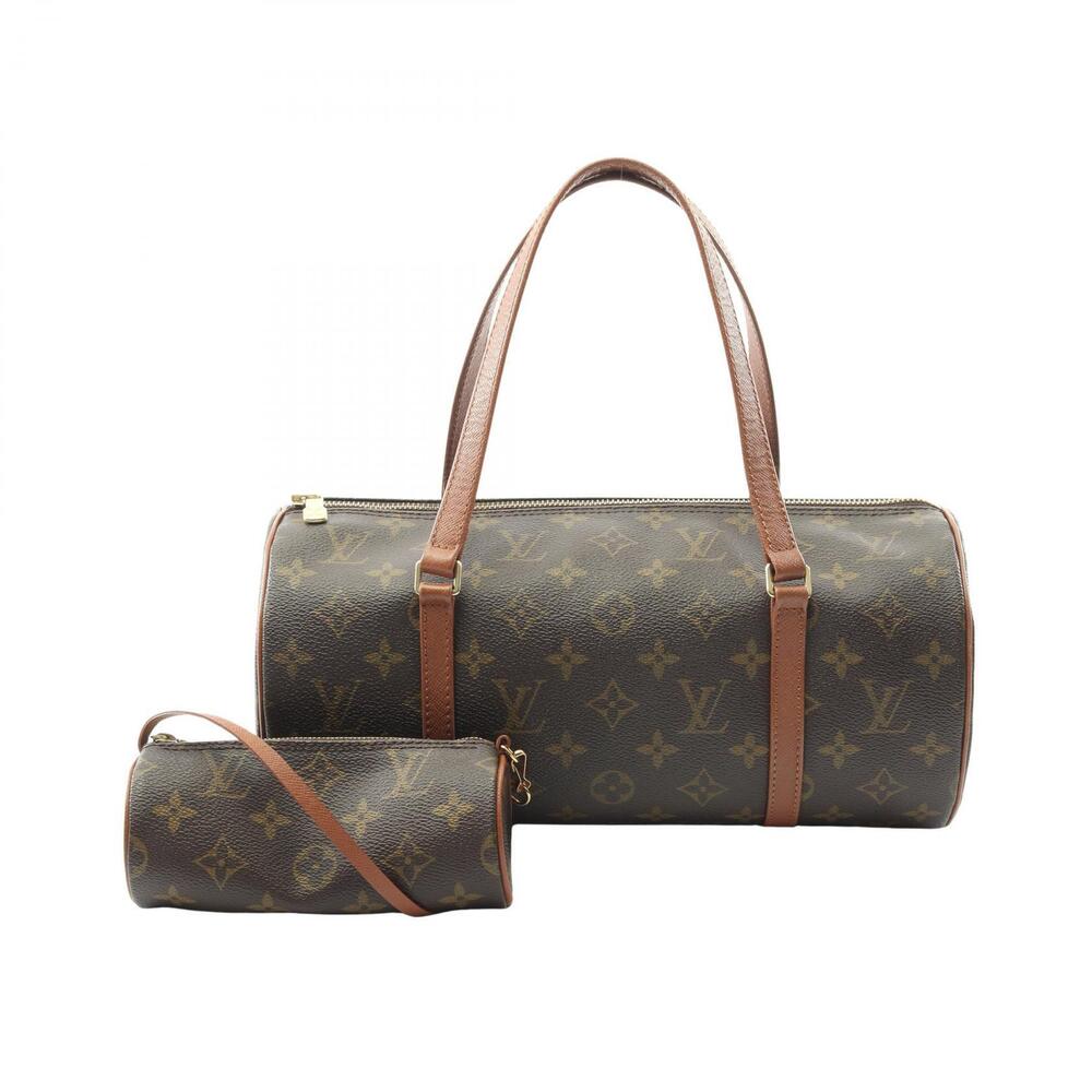 Louis Vuitton Papillon Monogram handbag canvas leather brown